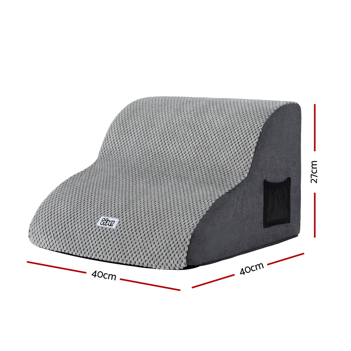 2-Step Foam Pet Stairs — Non-Slip Steps for Beds & Sofas