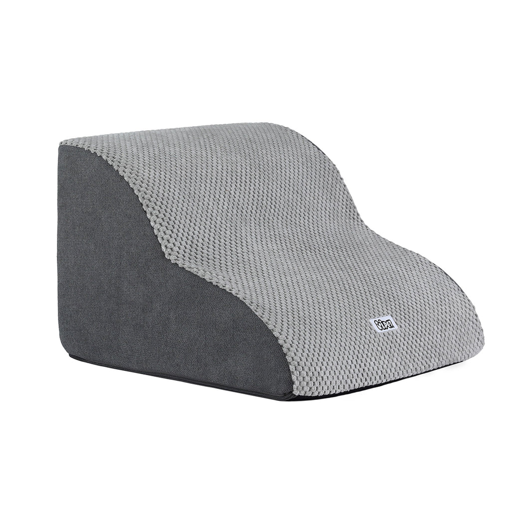 2-Step Foam Pet Stairs — Non-Slip Steps for Beds & Sofas