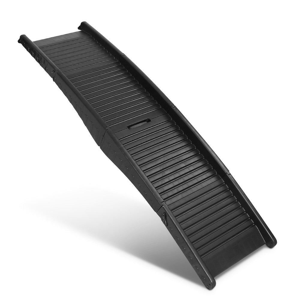 Foldable Dog Car Ramp — Pet Stairs for SUVs & Utes
