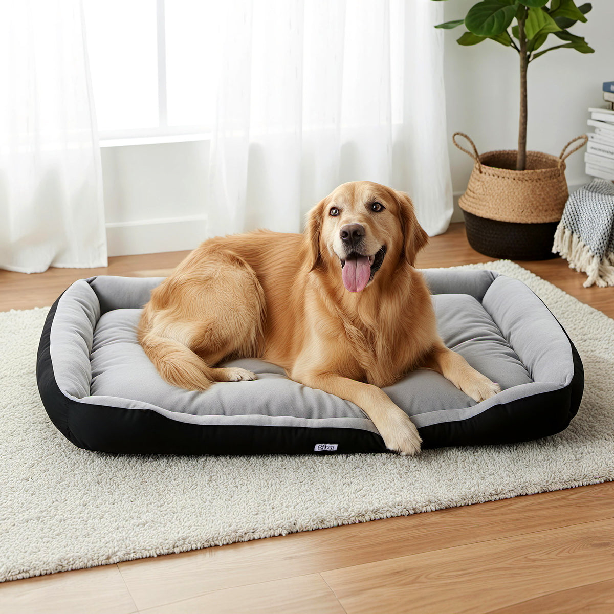 Extra-Large Dog Bed Mat — Soft Washable Cushion, 120cm