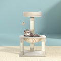 Compact Cat Tree 69cm — Scratching Post with Perch & Condo