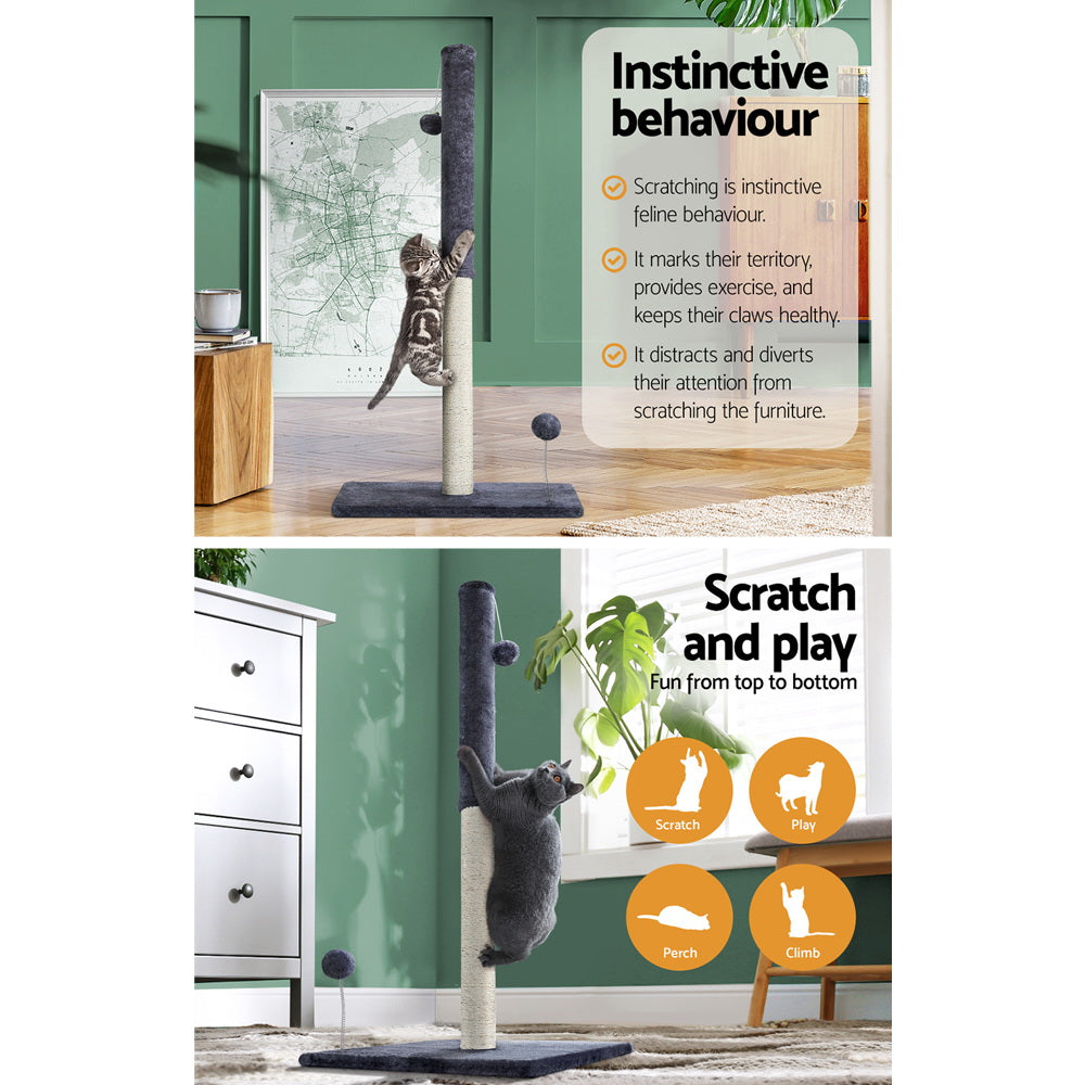 Cat Tree 105cm — Multi-Level Scratching Tower with Condo