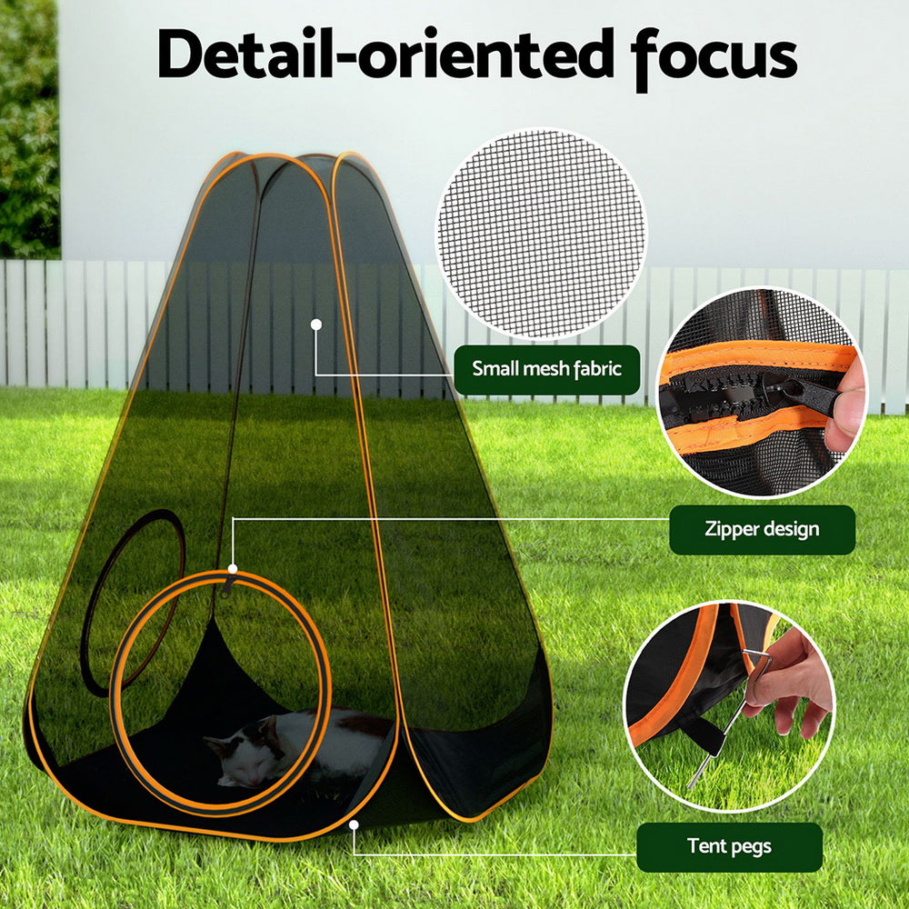 6-in-1 Pet Playpen — Cat House, Tent & Tunnel Activity Centre