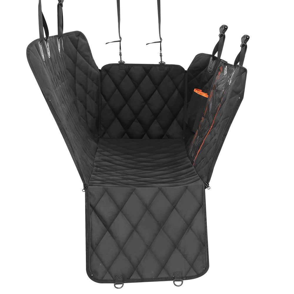 Waterproof Dog Car Seat Cover — Back Seat Hammock with Mesh Window