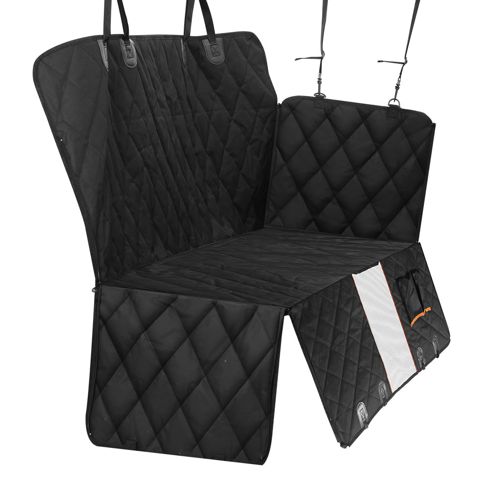 Waterproof Dog Car Seat Cover — Back Seat Hammock with Mesh Window