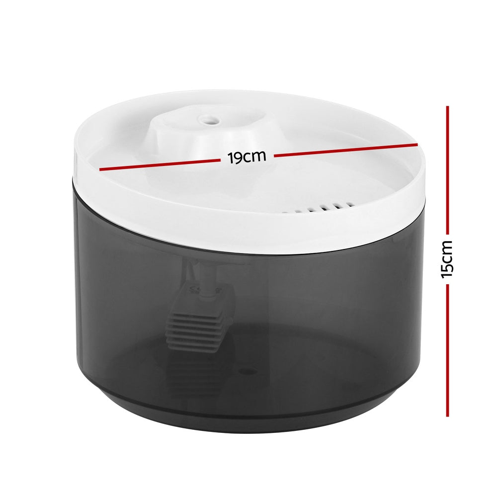2L Pet Water Fountain — Filtered Automatic Drinking Dispenser