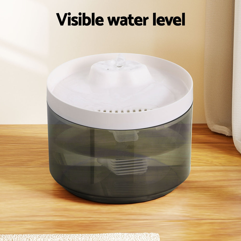 2L Pet Water Fountain — Filtered Automatic Drinking Dispenser