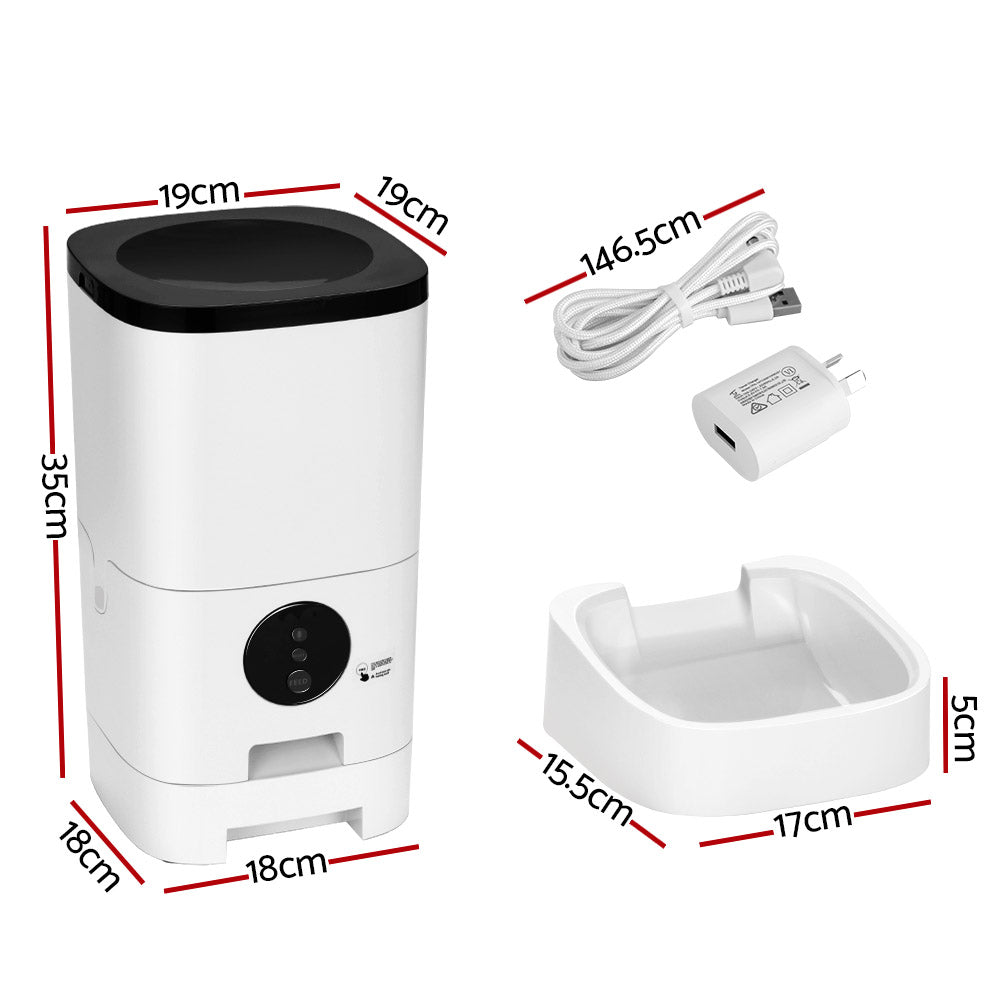 6L Smart Wi-Fi Automatic Pet Feeder — App-Controlled Meal Timer