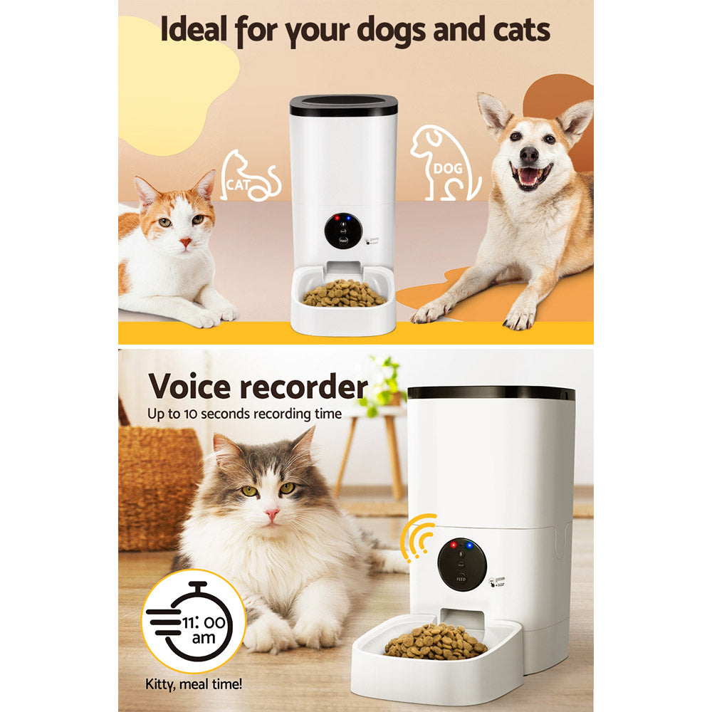 6L Smart Wi-Fi Automatic Pet Feeder — App-Controlled Meal Timer