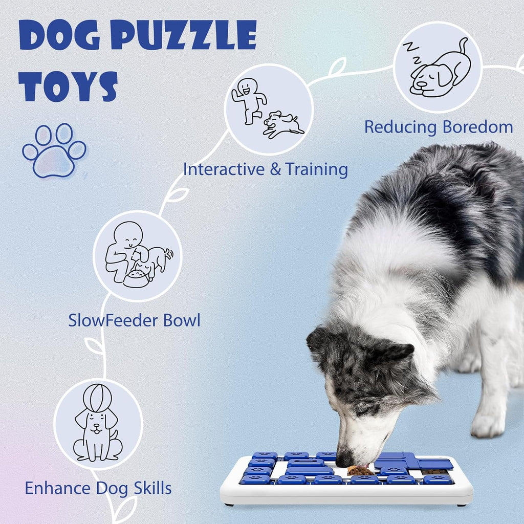 Interactive Dog Puzzle Toy — Slow Feeder & Treat Dispenser
