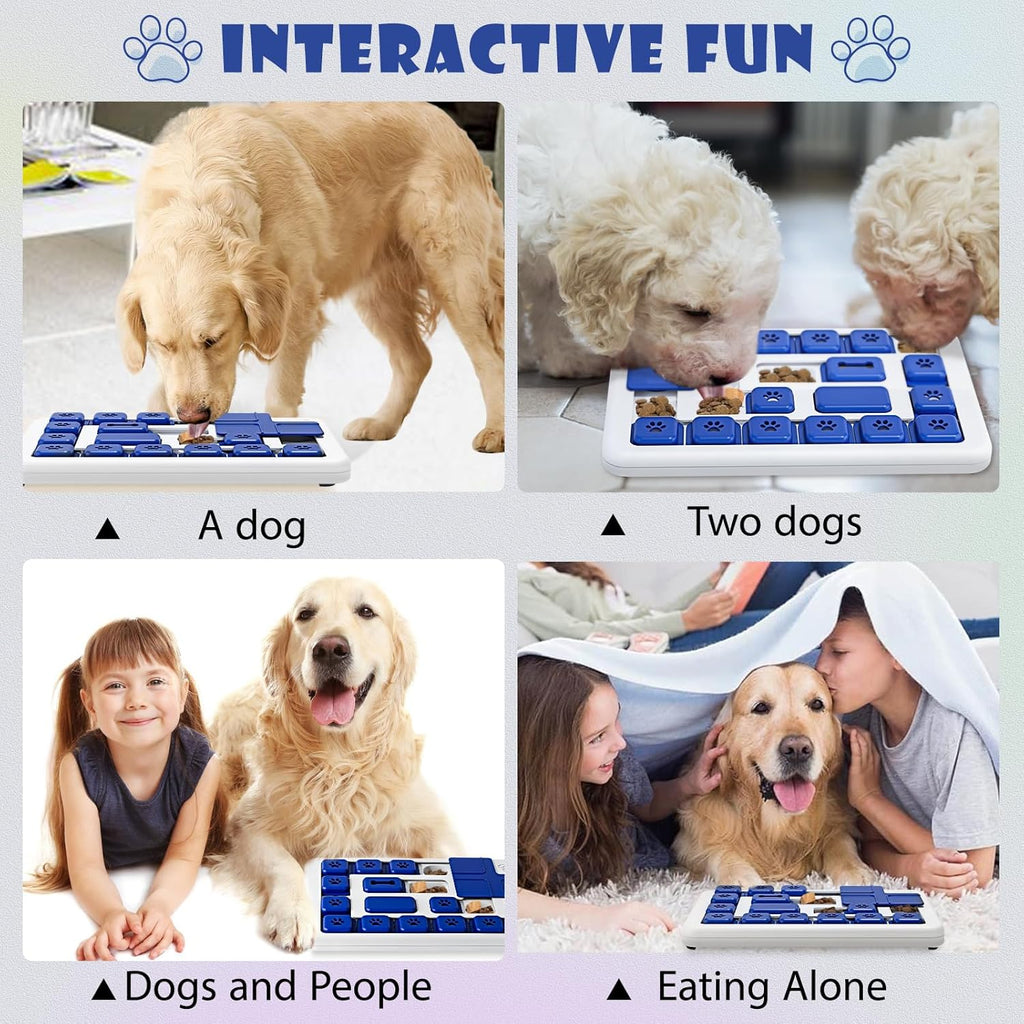 Interactive Dog Puzzle Toy — Slow Feeder & Treat Dispenser