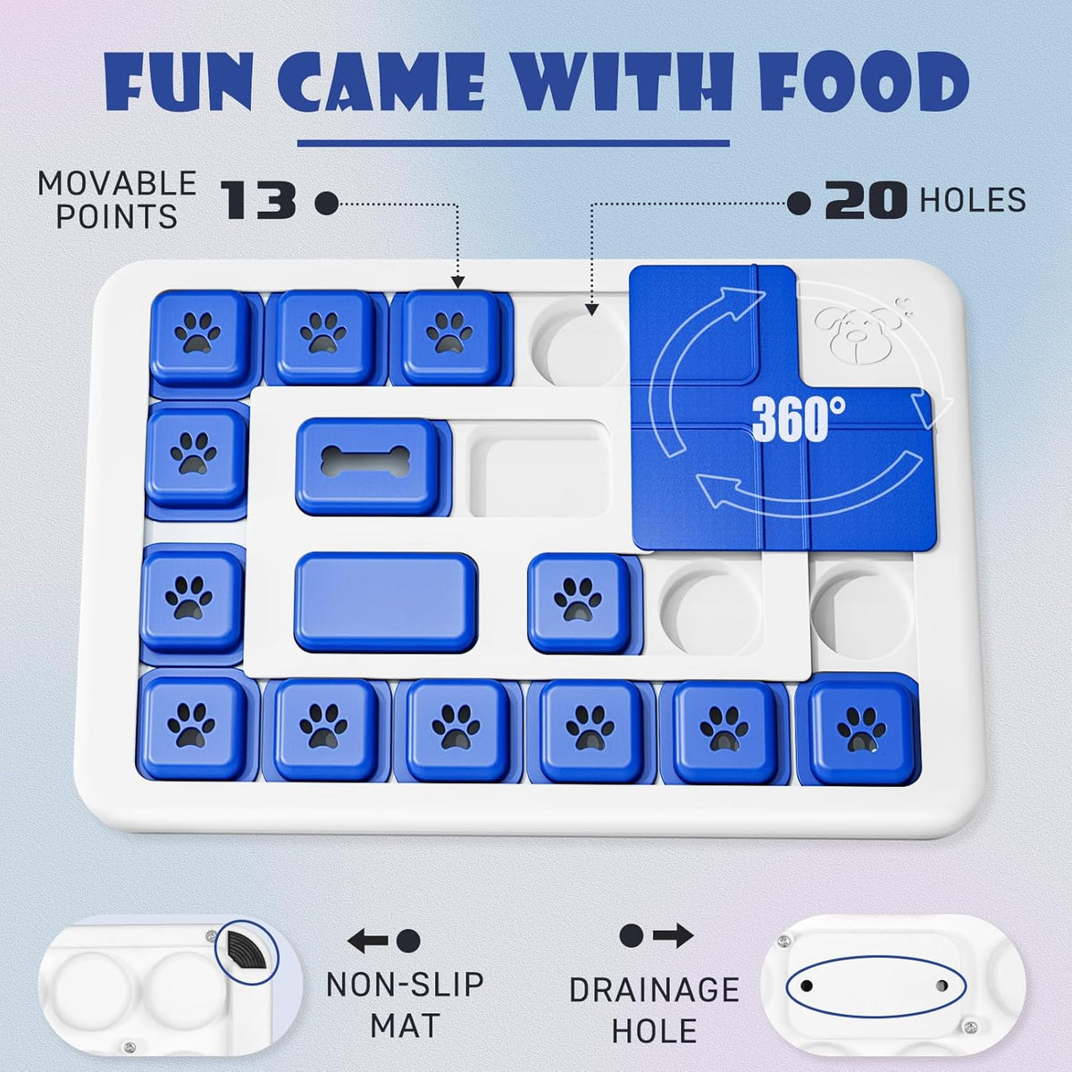 Interactive Dog Puzzle Toy — Slow Feeder & Treat Dispenser