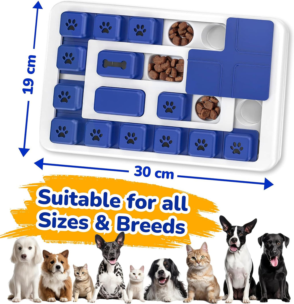 Interactive Dog Puzzle Toy — Slow Feeder & Treat Dispenser