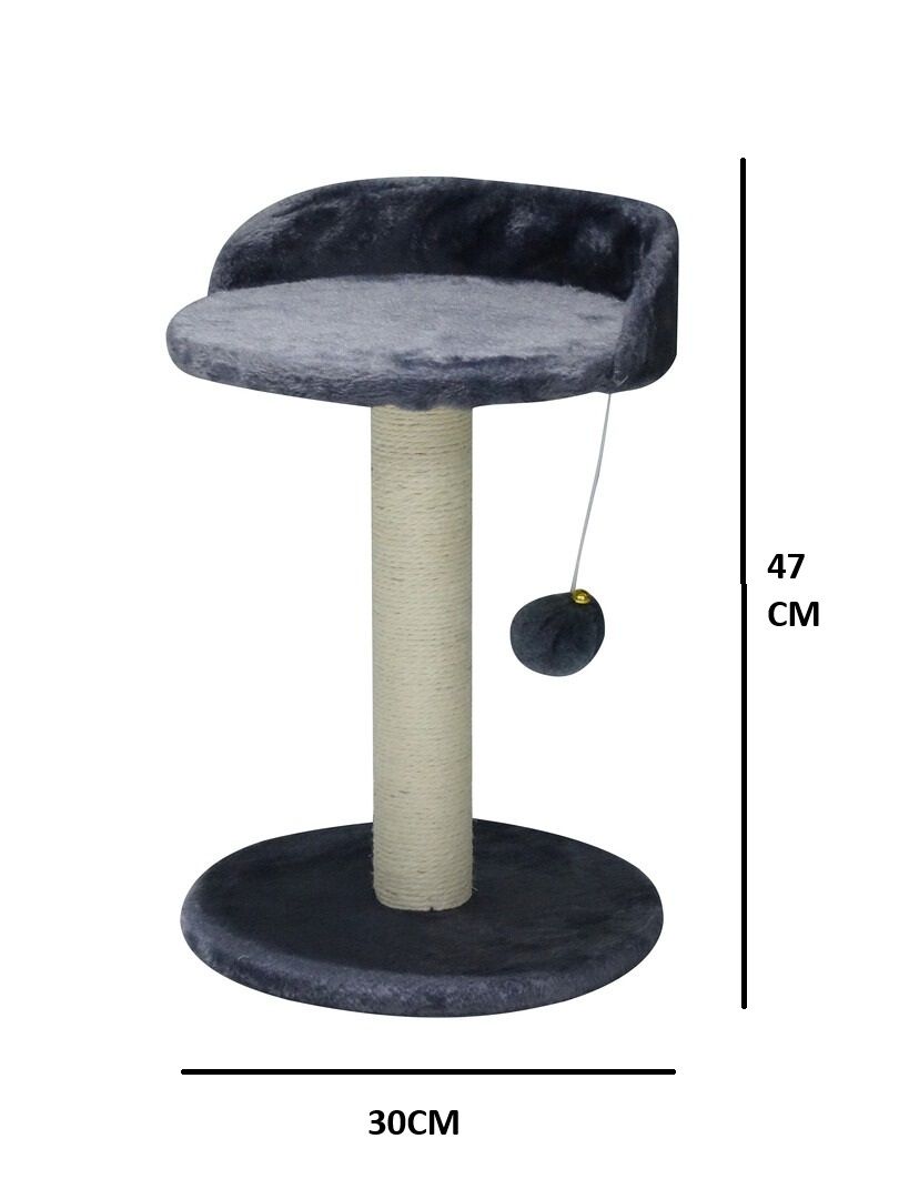 Cat Tree Tower with Plush Perch, Condo & Scratching Posts