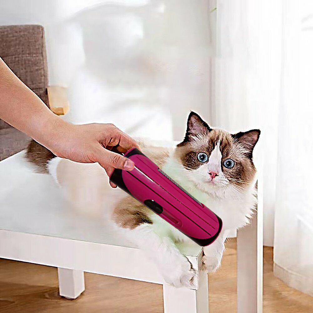 Deshedding Roller Comb — Pet Fur Trimmer & Undercoat Rake