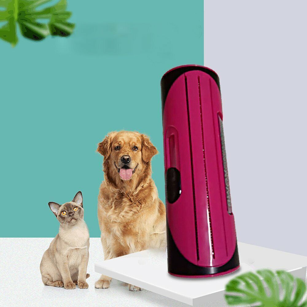 Deshedding Roller Comb — Pet Fur Trimmer & Undercoat Rake