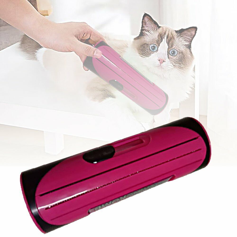 Deshedding Roller Comb — Pet Fur Trimmer & Undercoat Rake