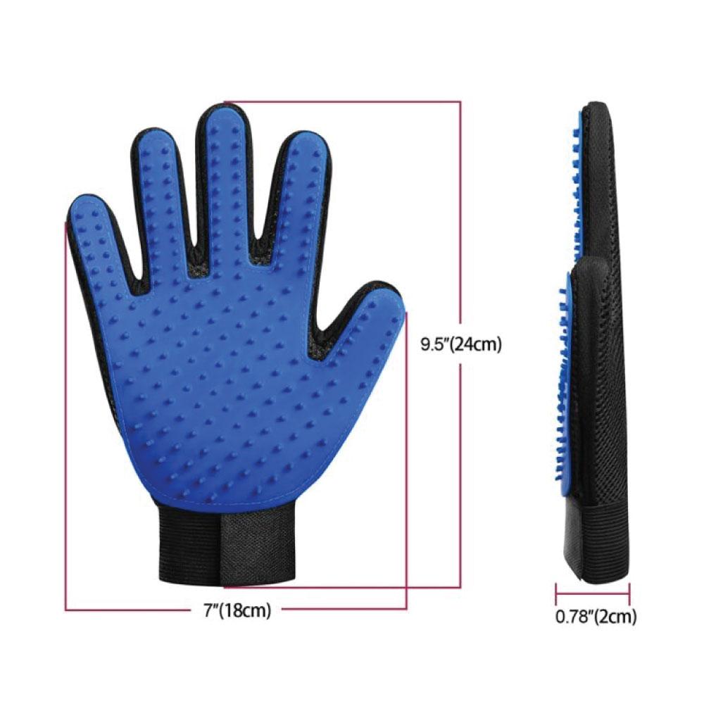 2-in-1 Deshedding & Massage Glove — Dog & Cat Grooming