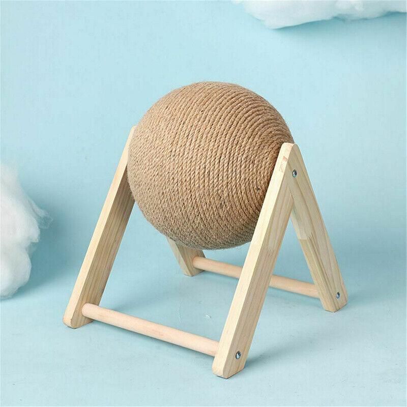 Natural Sisal Cat Scratching Ball — Scratcher Toy & Claw Saver