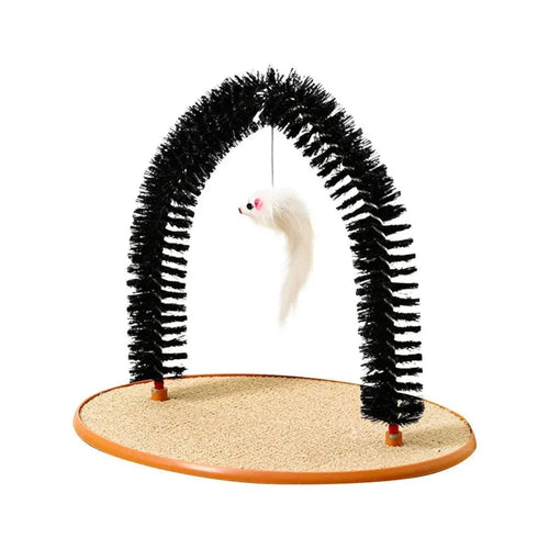 Arch Self-Groomer for Cats — Scratching & Massage Brush
