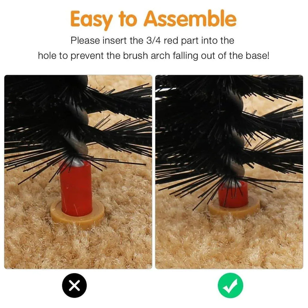 Arch Self-Groomer for Cats — Scratching & Massage Brush