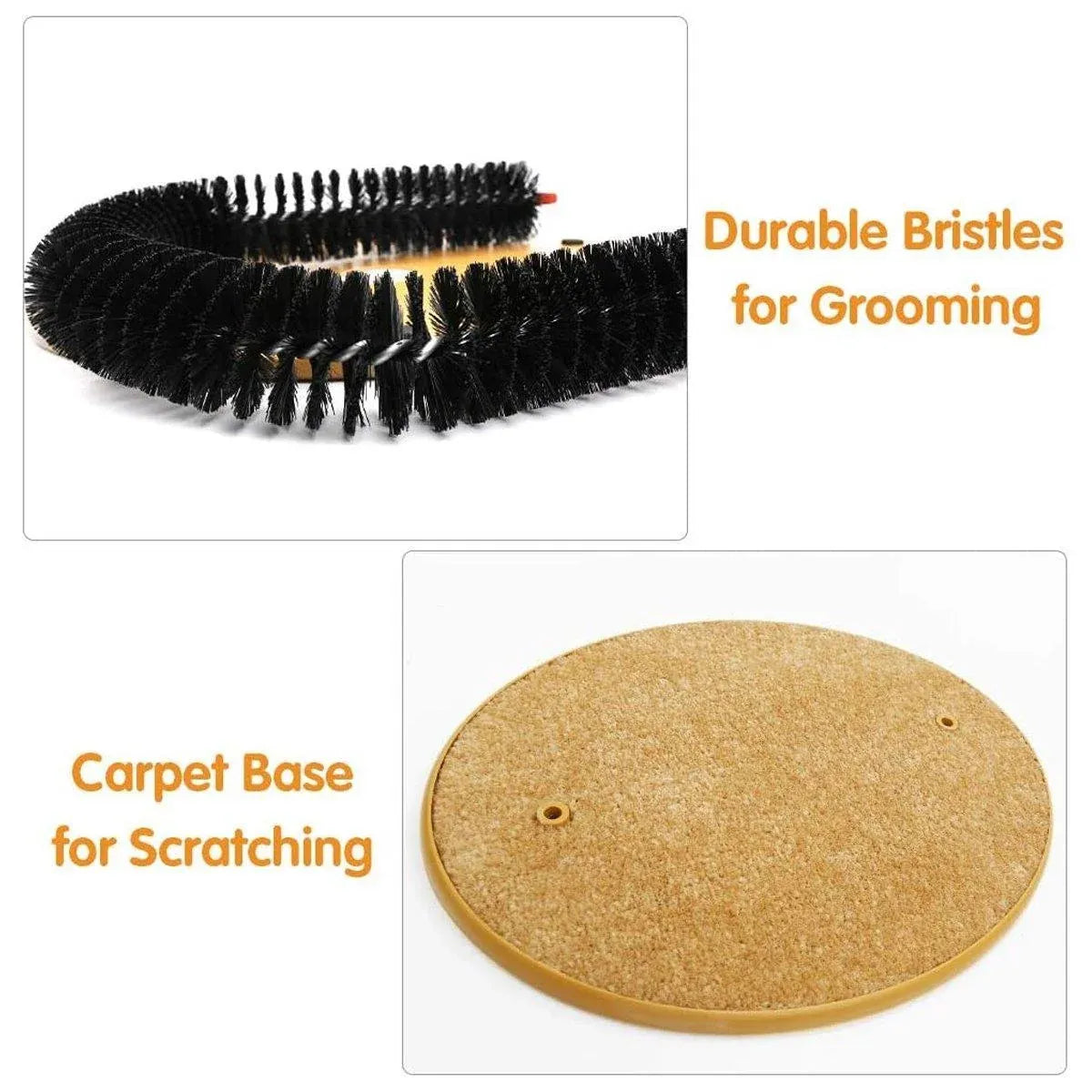 Arch Self-Groomer for Cats — Scratching & Massage Brush