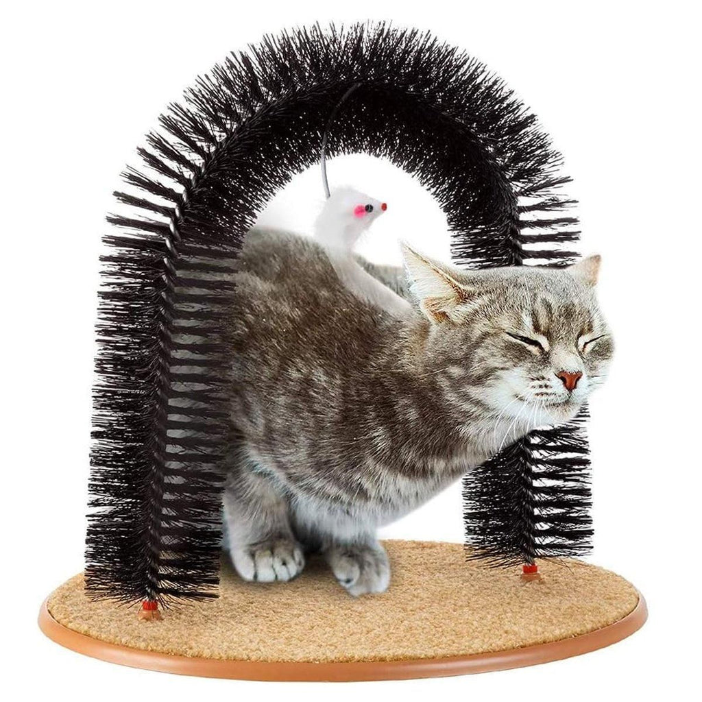 Arch Self-Groomer for Cats — Scratching & Massage Brush