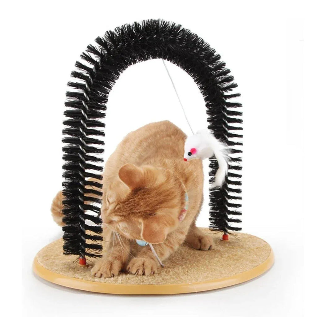 Arch Self-Groomer for Cats — Scratching & Massage Brush