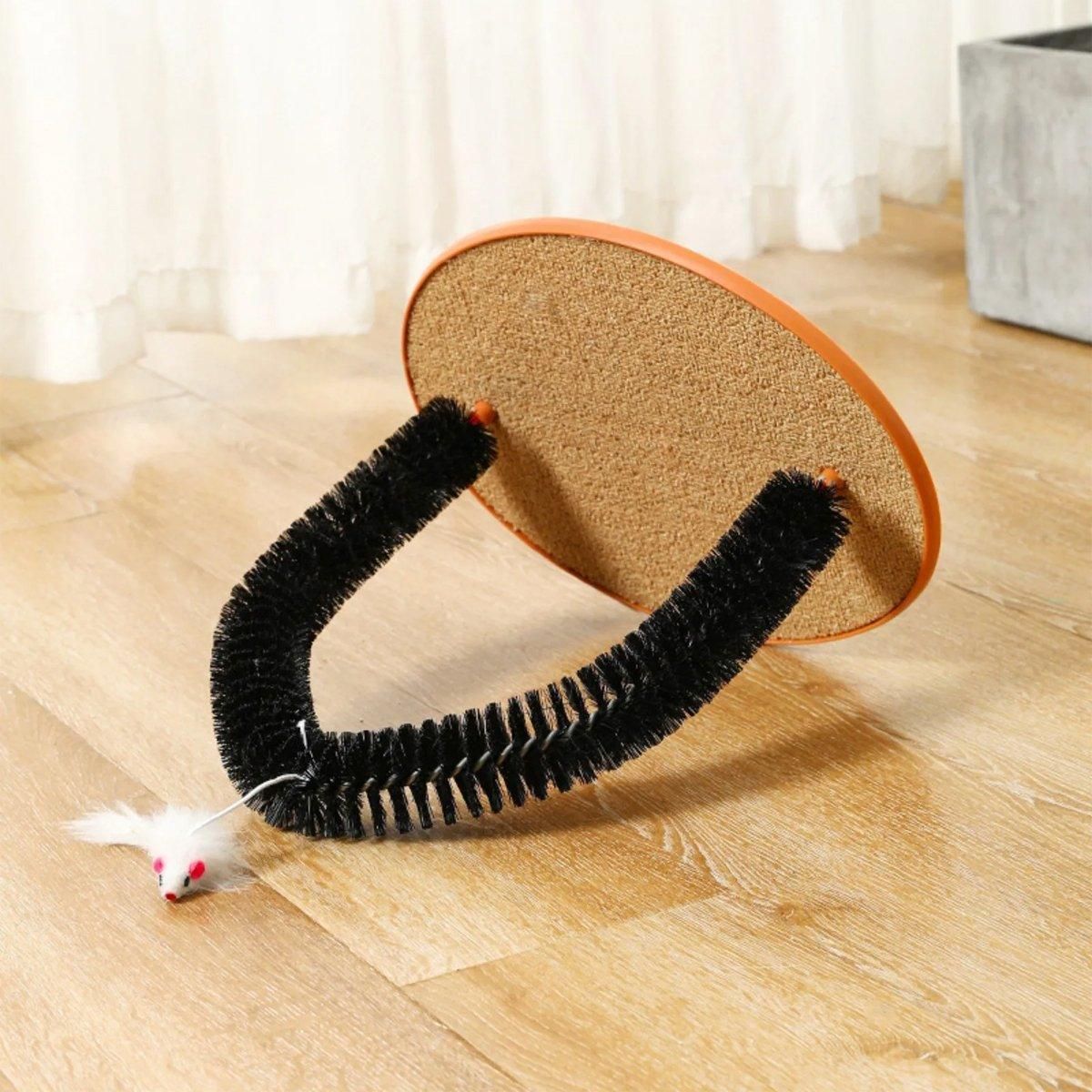 Arch Self-Groomer for Cats — Scratching & Massage Brush