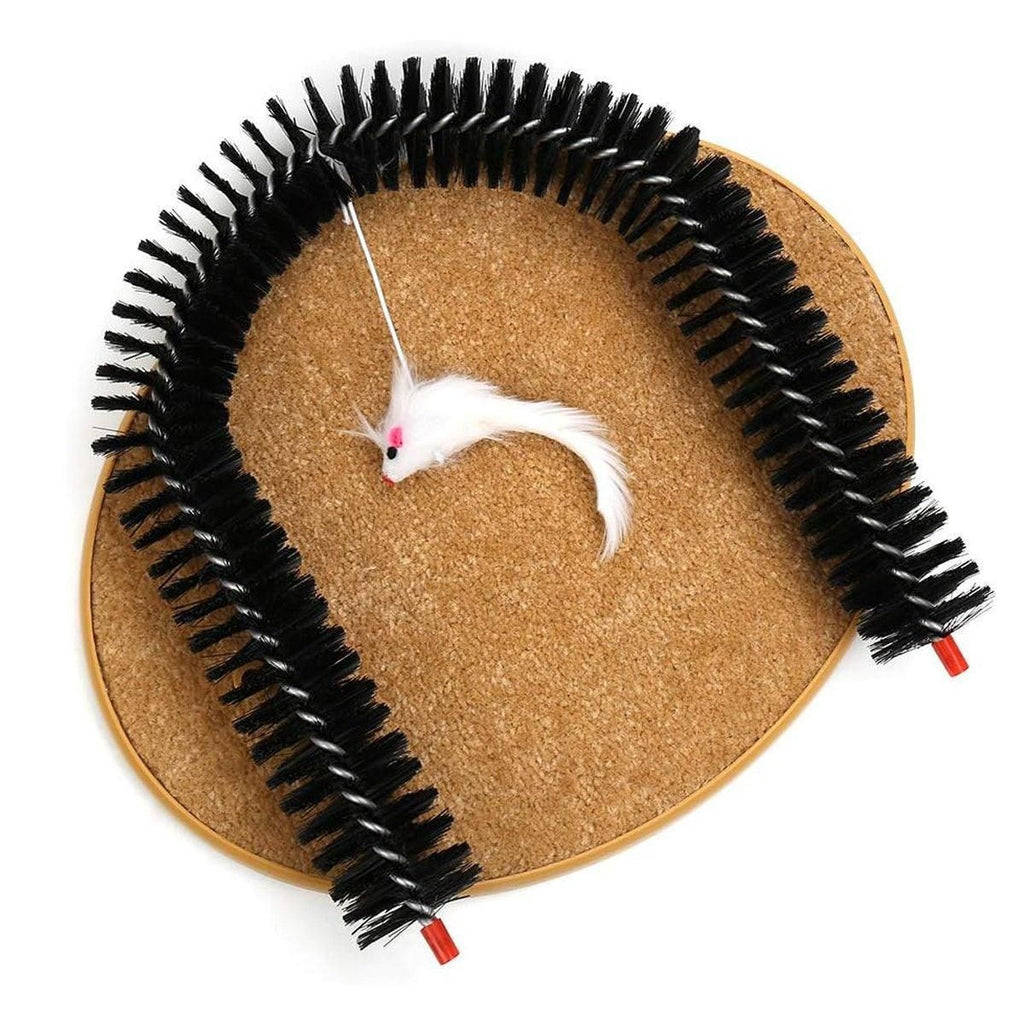 Arch Self-Groomer for Cats — Scratching & Massage Brush