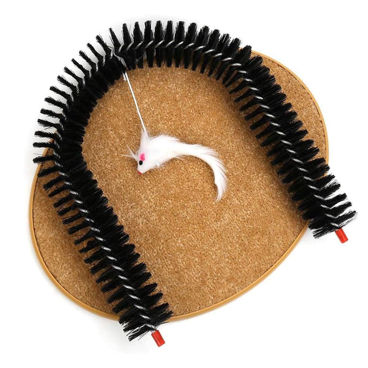 Arch Self-Groomer for Cats — Scratching & Massage Brush
