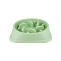 Slow Feeder Dog Bowl — Large, Non-Slip (Green)