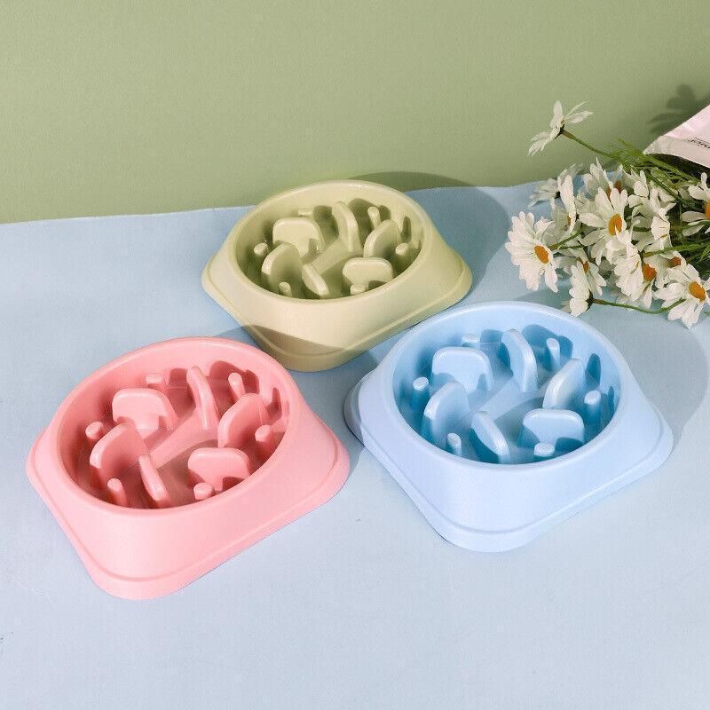 Slow Feeder Dog Bowl — Large, Non-Slip (Green)