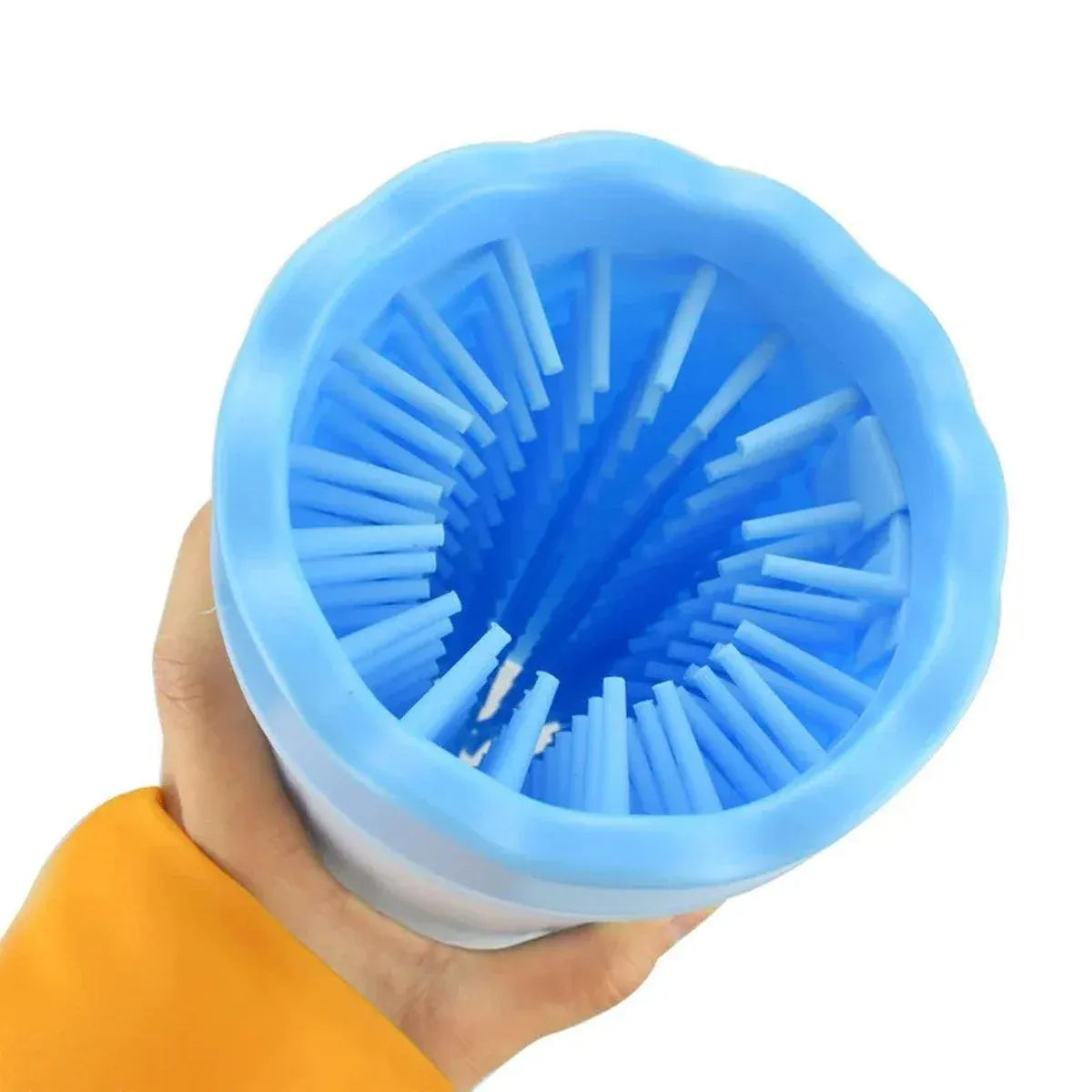 Dog Paw Cleaner Cup — Silicone Bristle Paw Washer (Green)