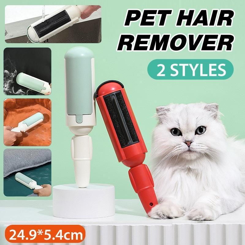 Self-Cleaning Pet Hair Brush — Red (Ships from Australia)