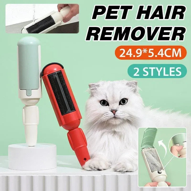 Self-Cleaning Pet Hair Brush — Red (Ships from Australia)