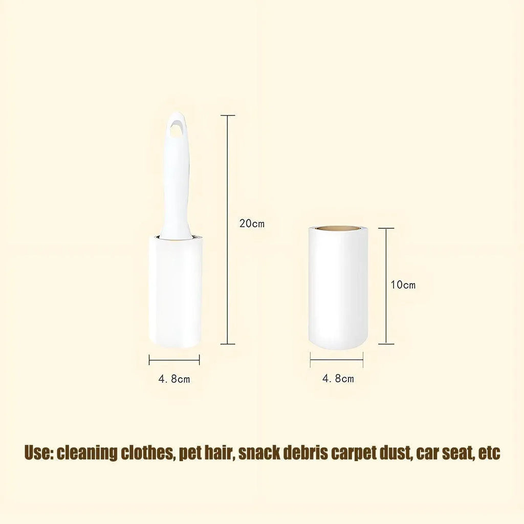 Pet Hair Lint Roller Set — 2 Handles + 10 Refill Rolls