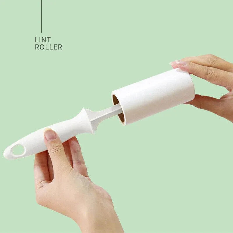 Pet Hair Lint Roller Set — 2 Handles + 10 Refill Rolls